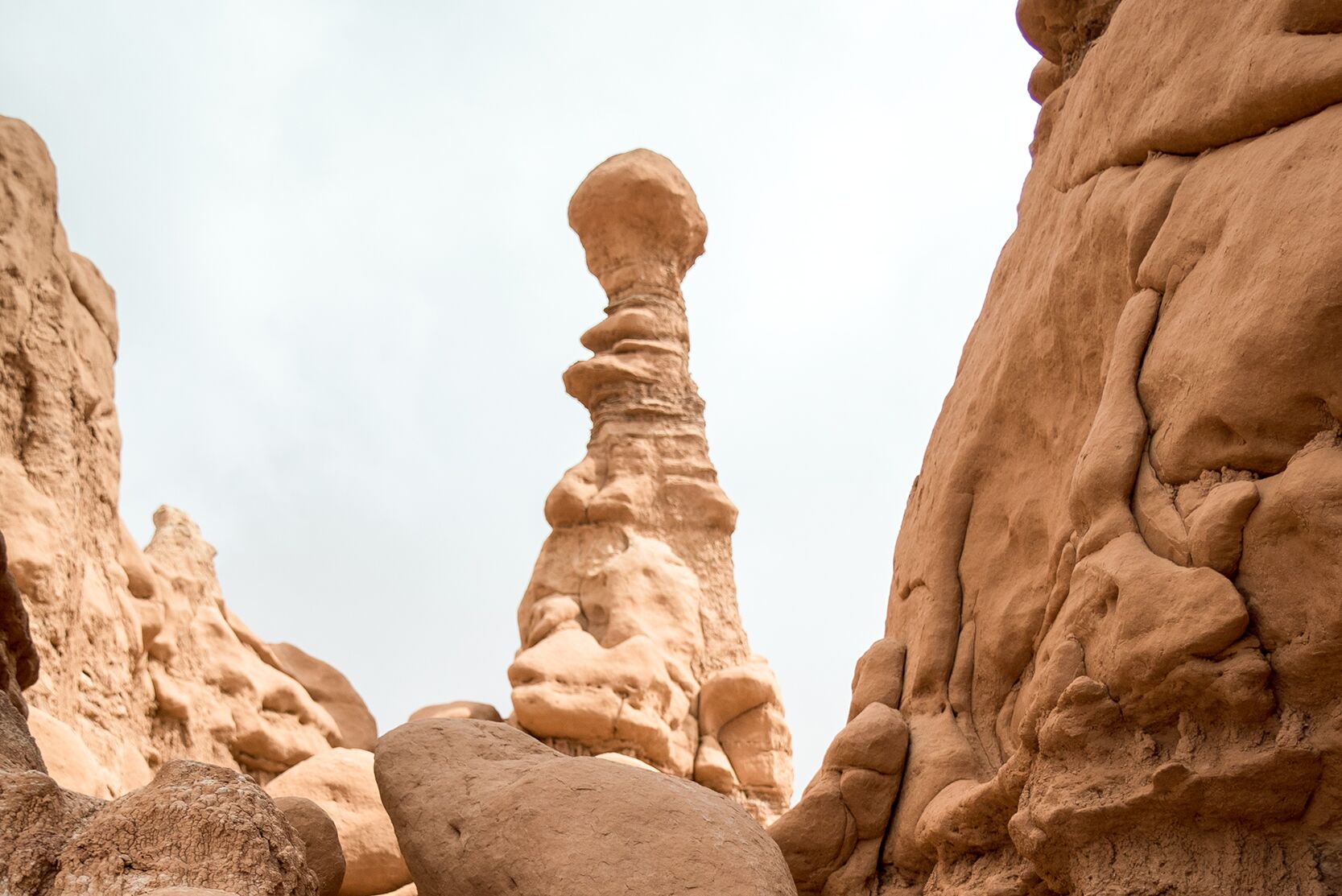 Wanderer im Goblin Valley State Park