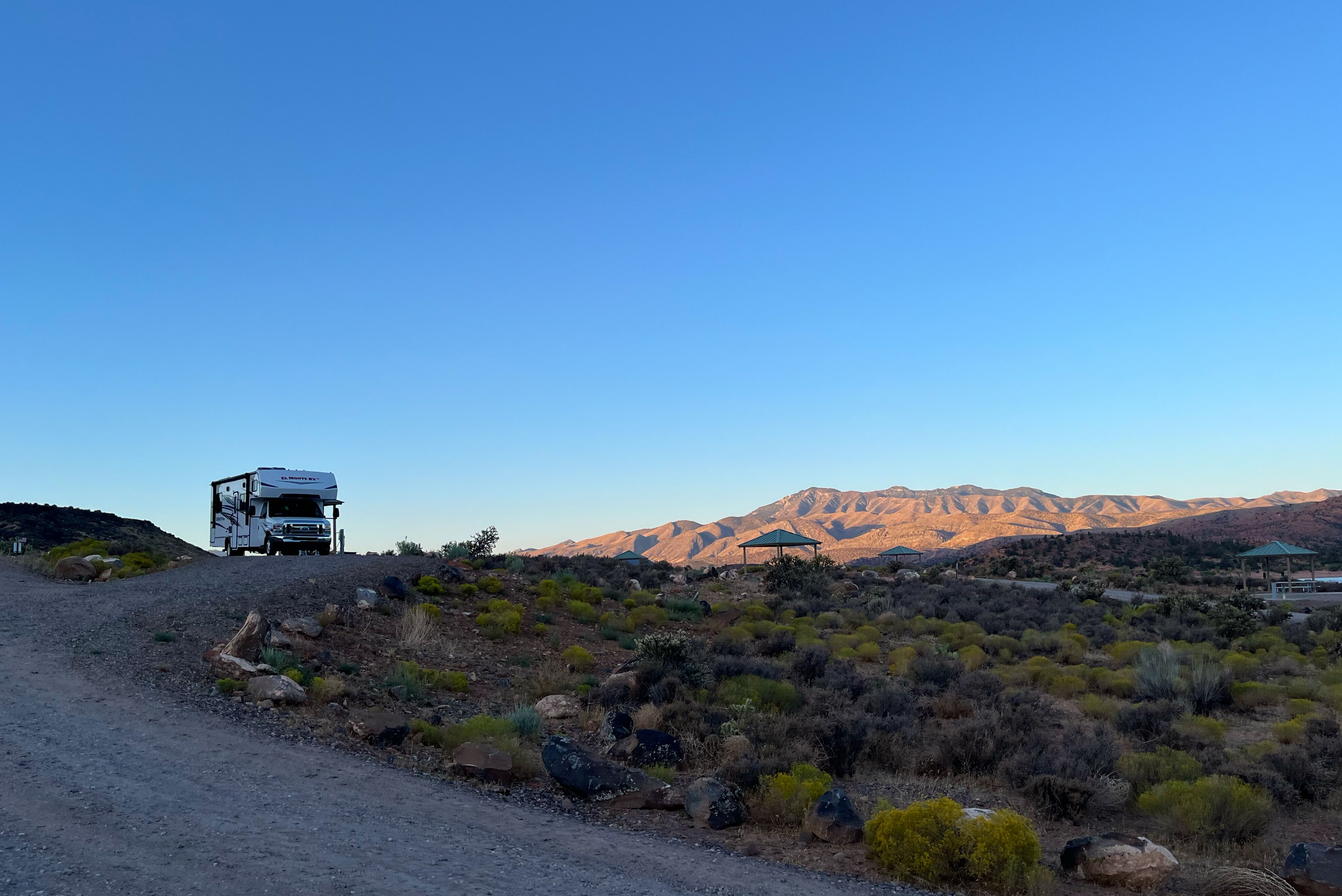 Camper im Gunlock State Park