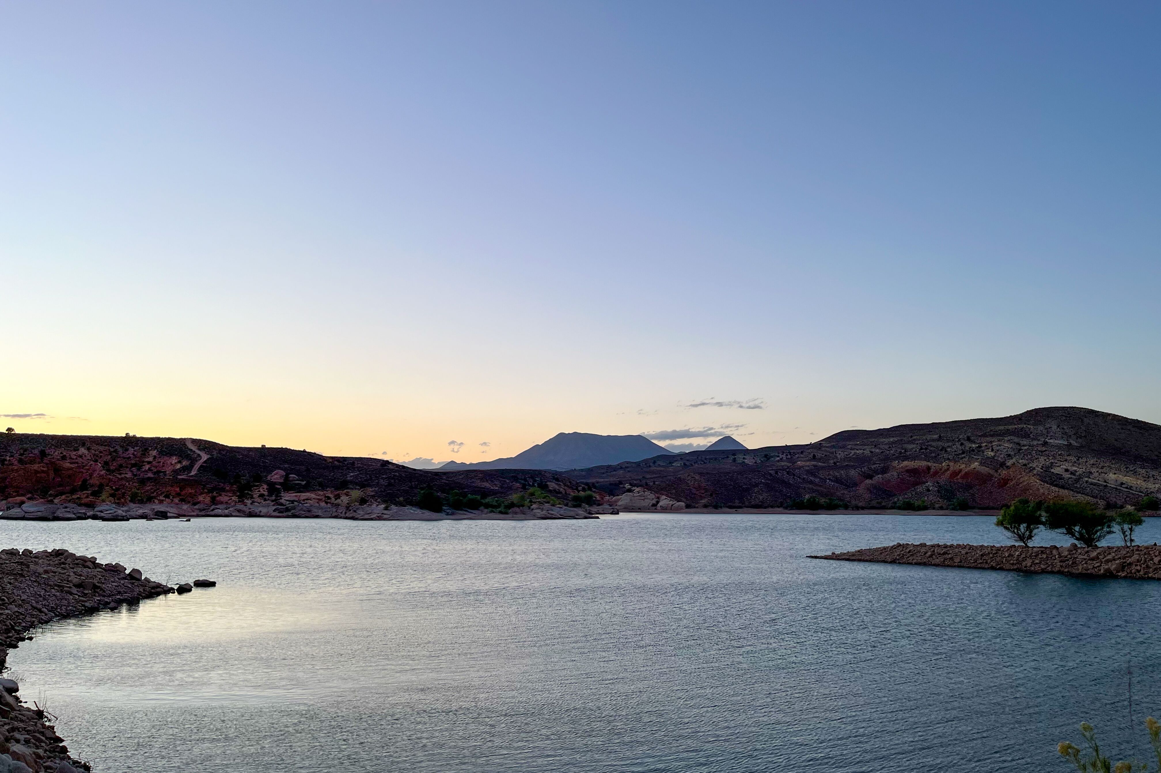 Malerische Landschaft im Gunlock State Park