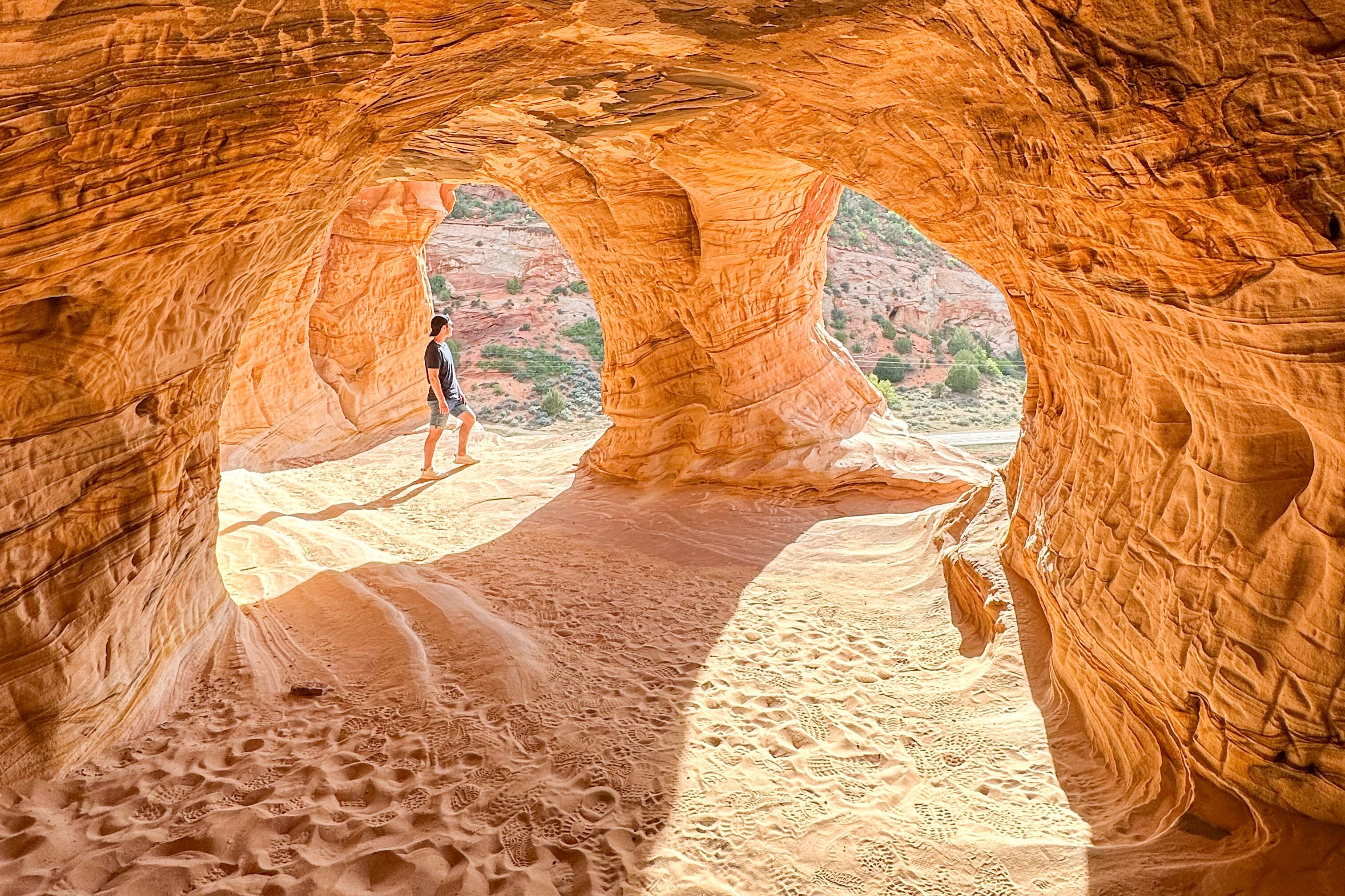 Sandhöhlen in der Nähe von Kanab