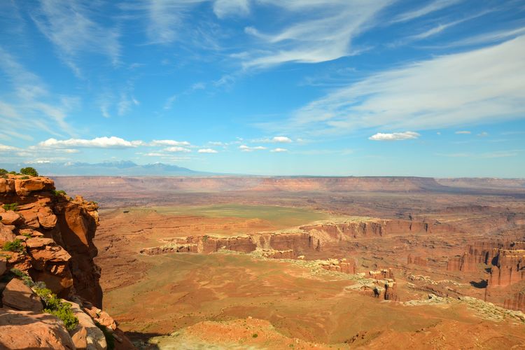 Ausblick auf den Canyonlands-Nationalpark in Moab, Utah