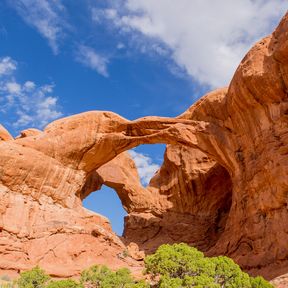 Double Arch im Arches National Park in Utah