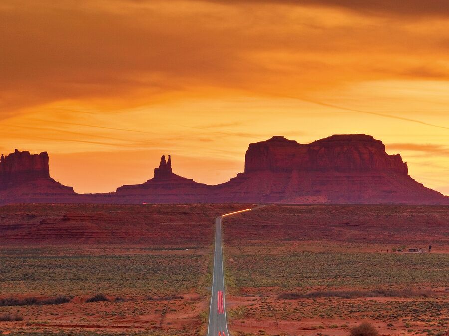 Eingang zum Monument Valley Navajo Tribal Park