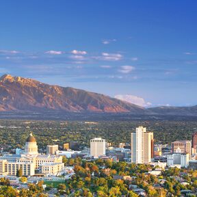 Salt Lake City am Tage, Utah