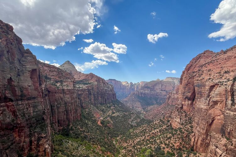 Malerische Landschaft im Zion Nationalpark