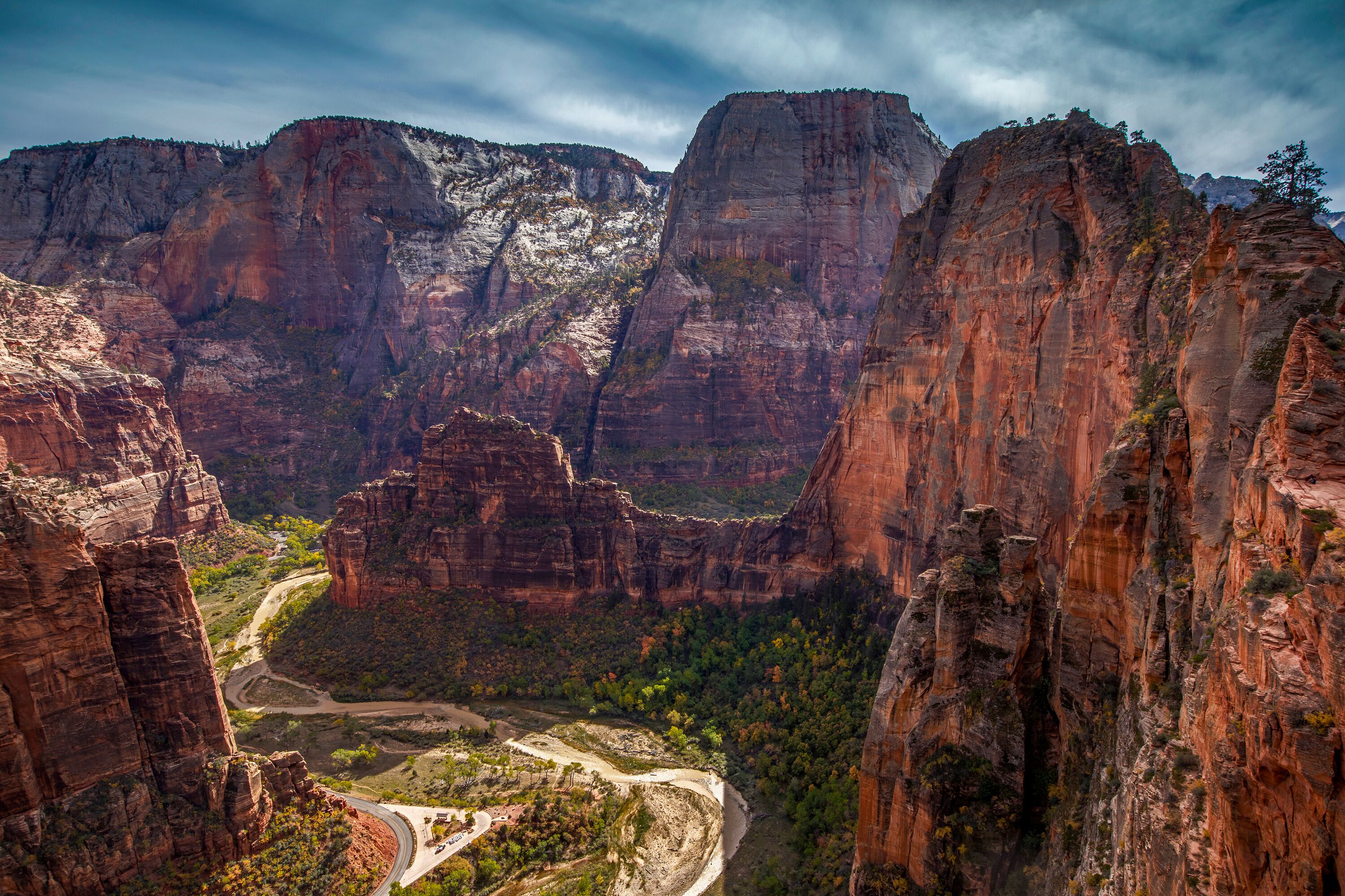 Luftaufnahme auf den Zion Nationalpark