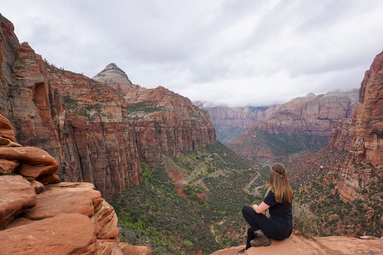 Wunderschöner Ausblick im Zion National Park
