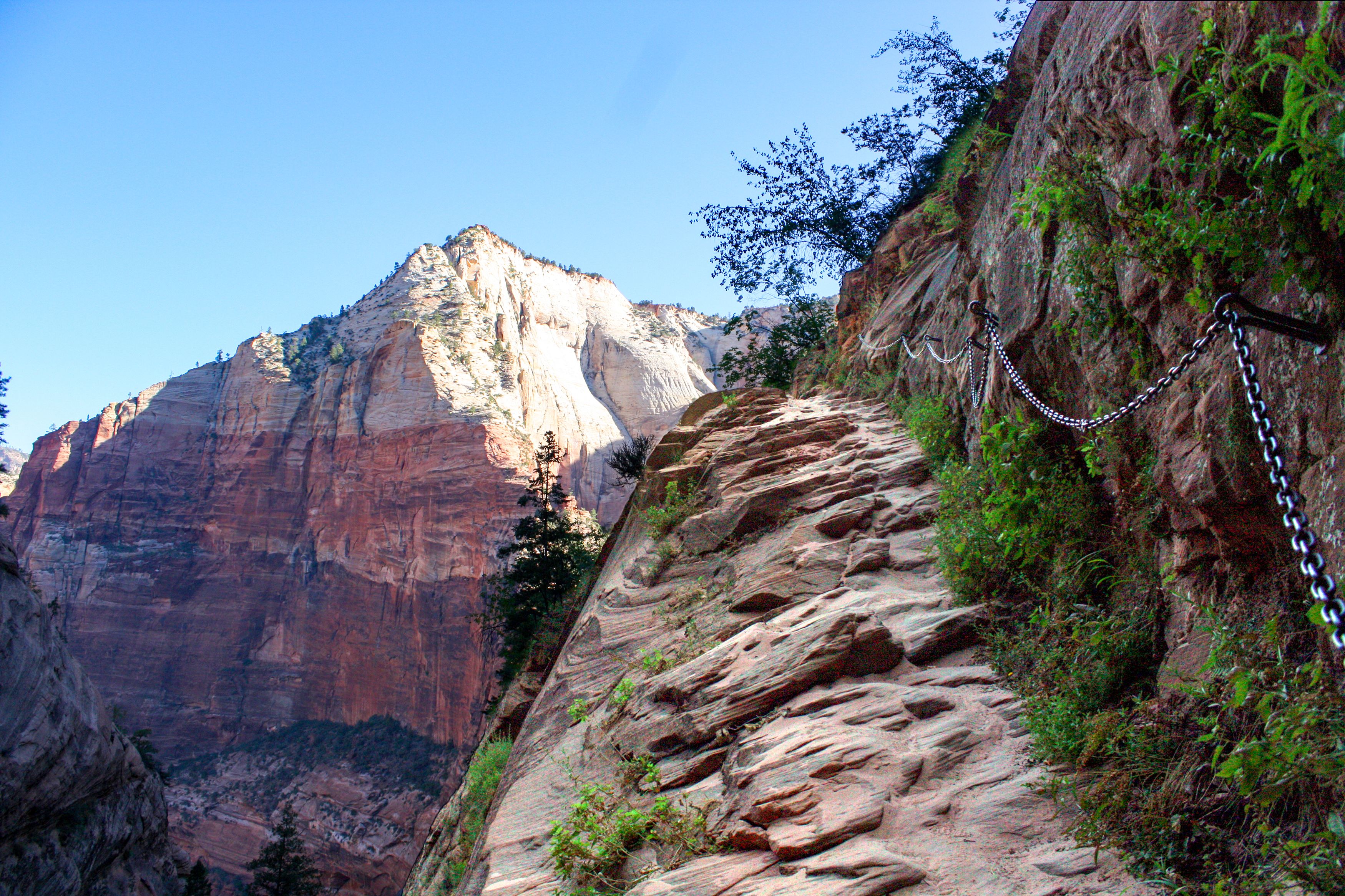 Steinerner Aufstieg im Hidden Canyon in Utah