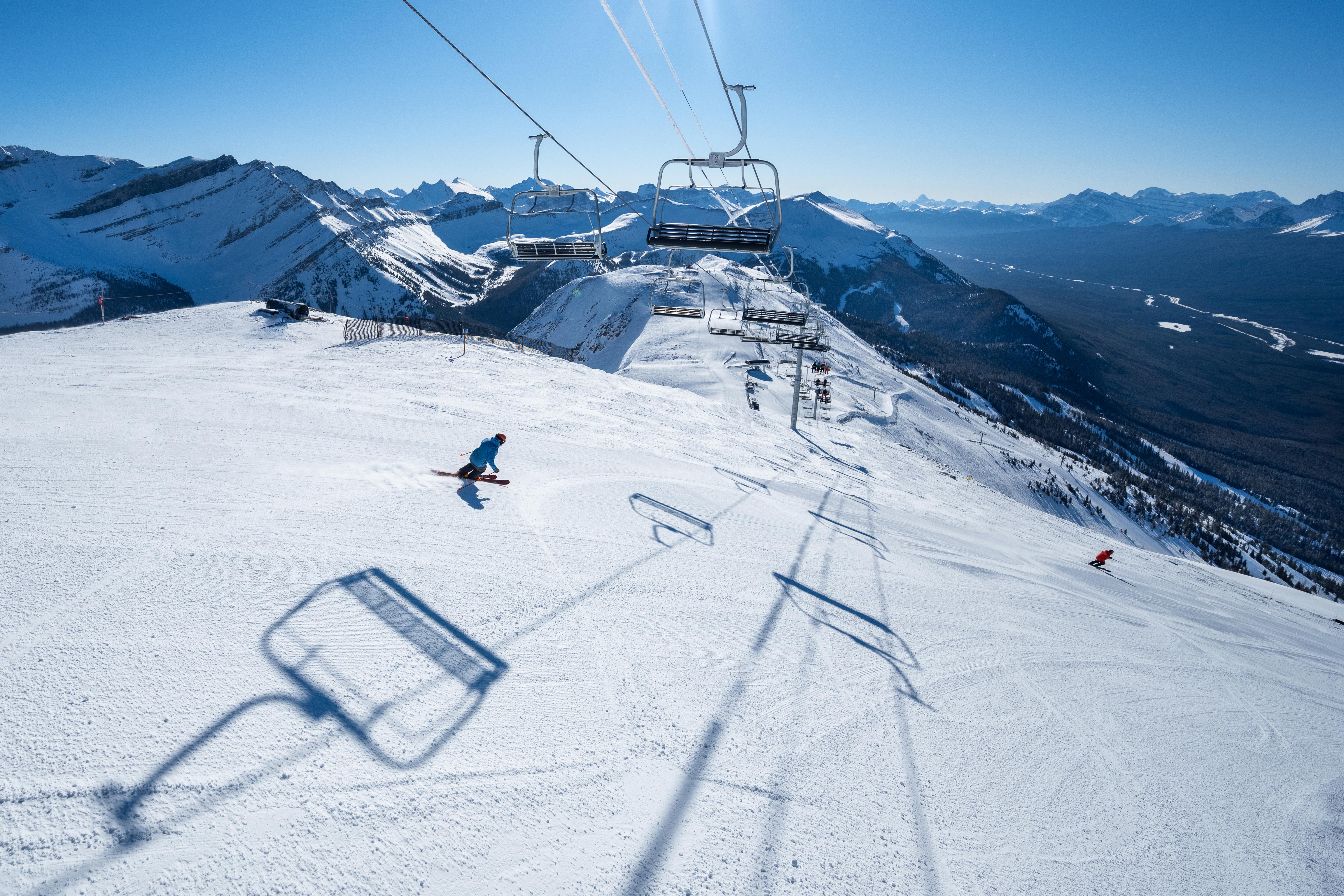 Skilift in Lake Louise