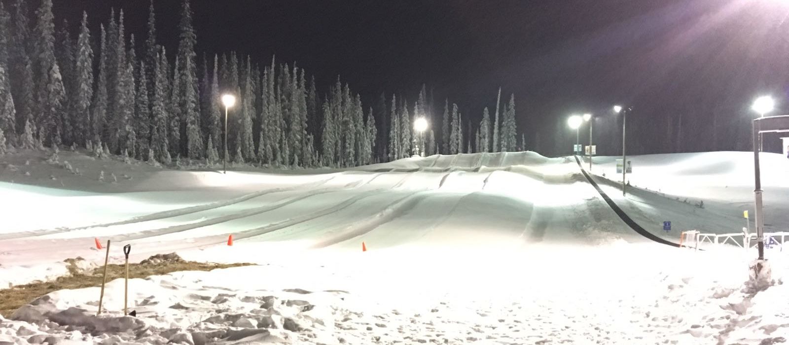 Snowtube im Big White Ski Resort