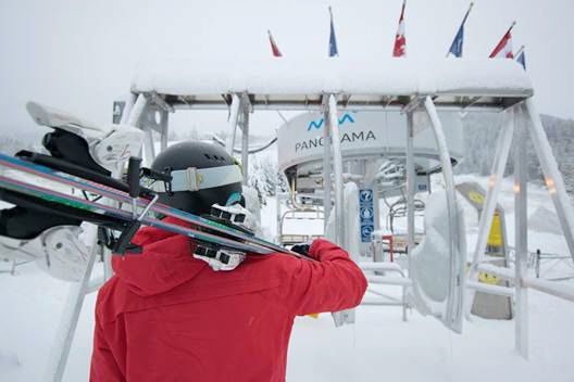 Neuschnee am 01. November im Panorama Mountain Resort