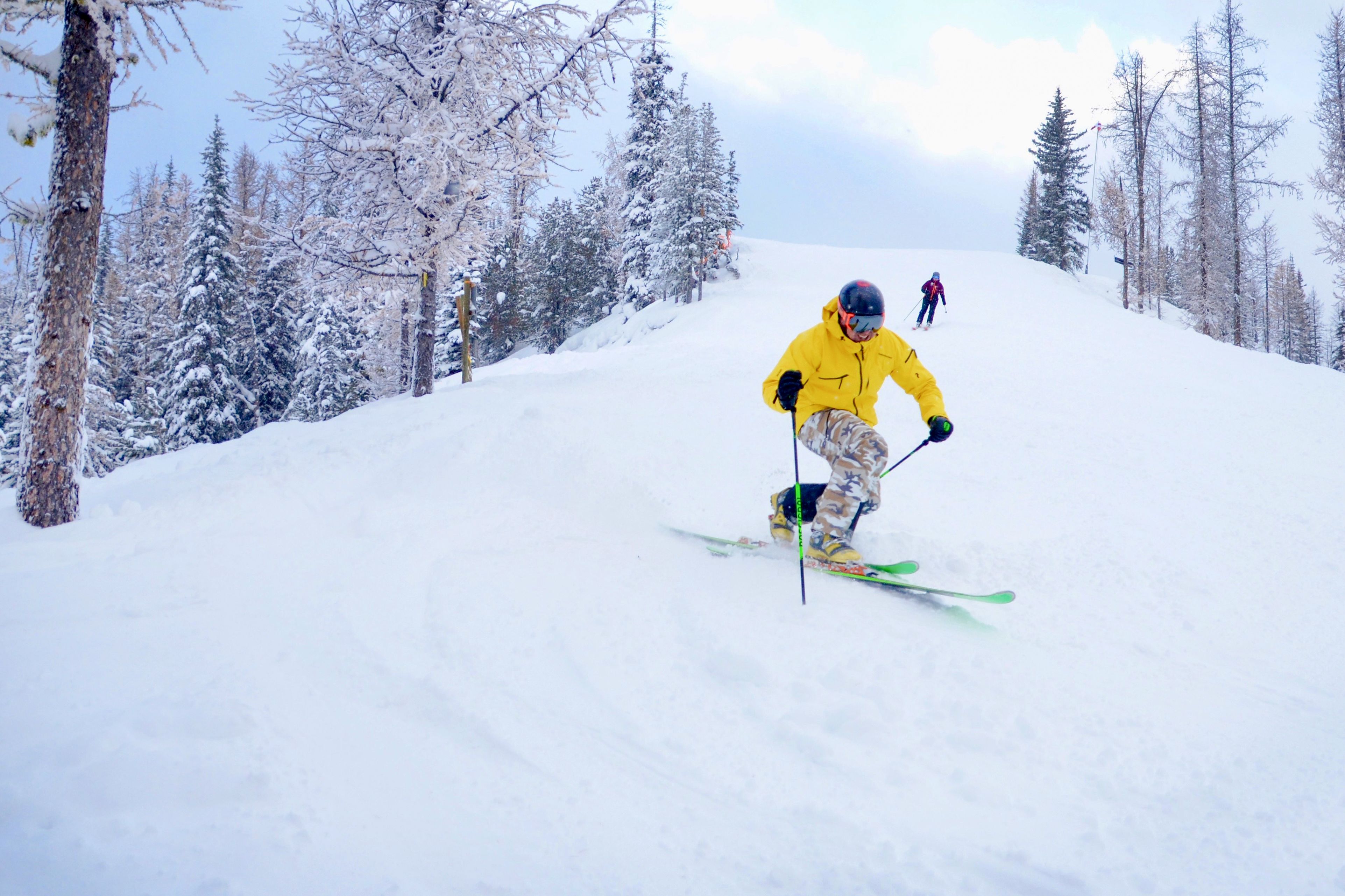 Skifahren im Panorama Mountain Resort in British Columbia