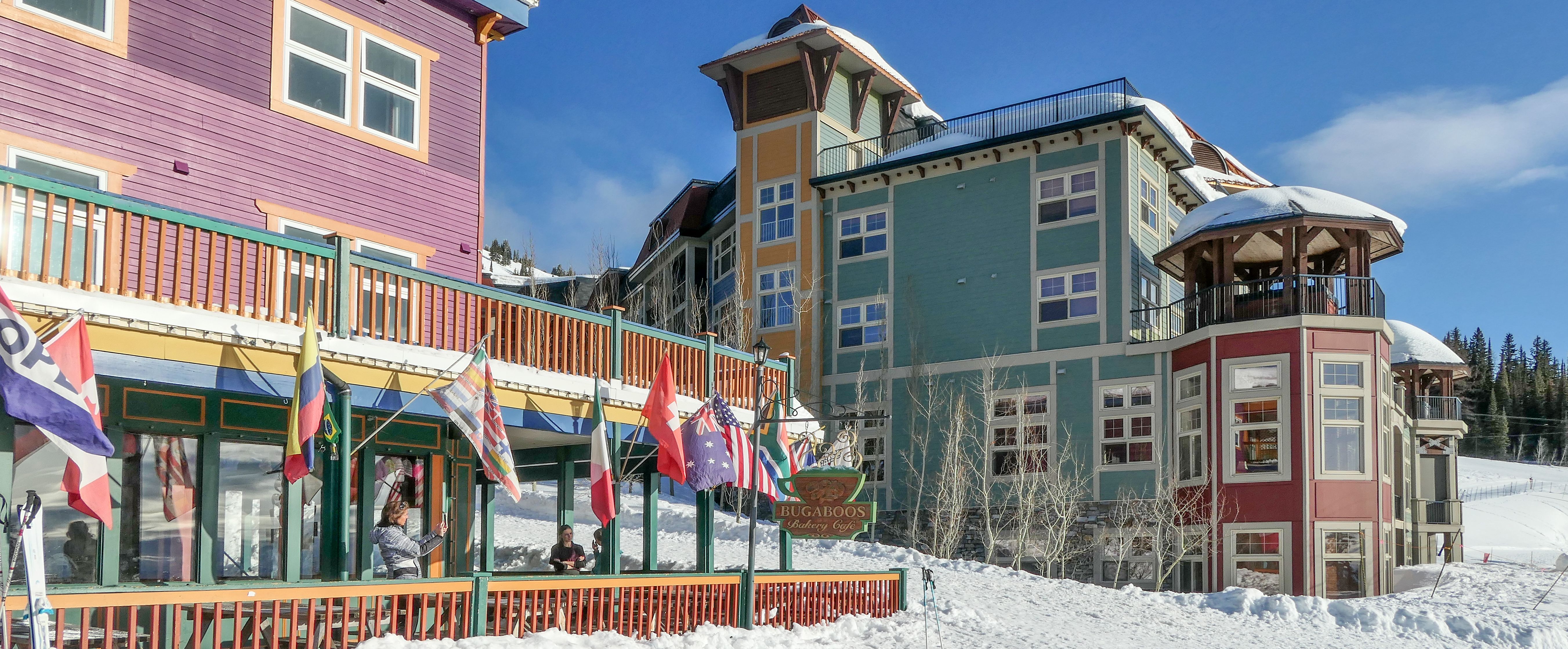 EindrÃ¼cke aus SilverStar Village in British Columbia