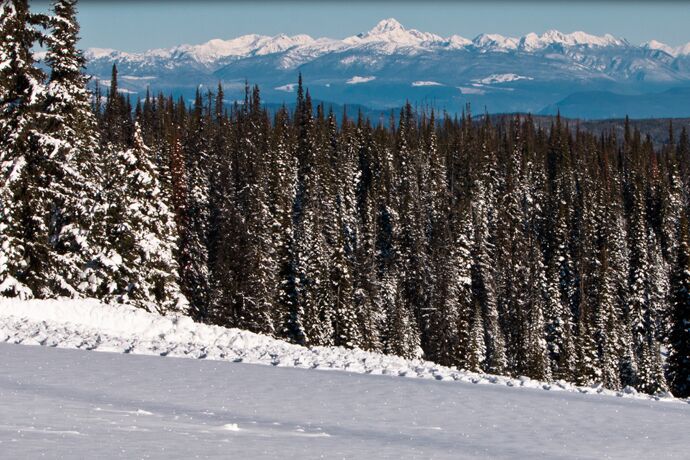 Sun Peaks Resort in British Columbia zu Saisonbeginn