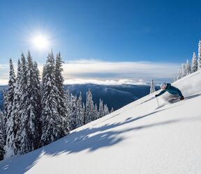 Challenger-Piste im Sun Peaks Resort