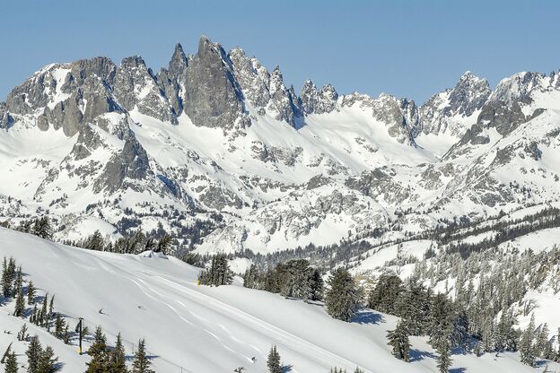 Eindruck der Landschaft im Mammoth Mountain Resorts Eindruck der Landschaft im Mammoth Mountain Resorts