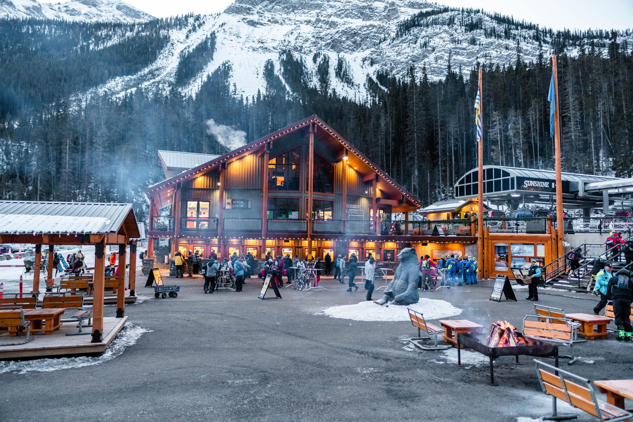 Impressionen des Sunshine Villages im Banff-Nationalpark