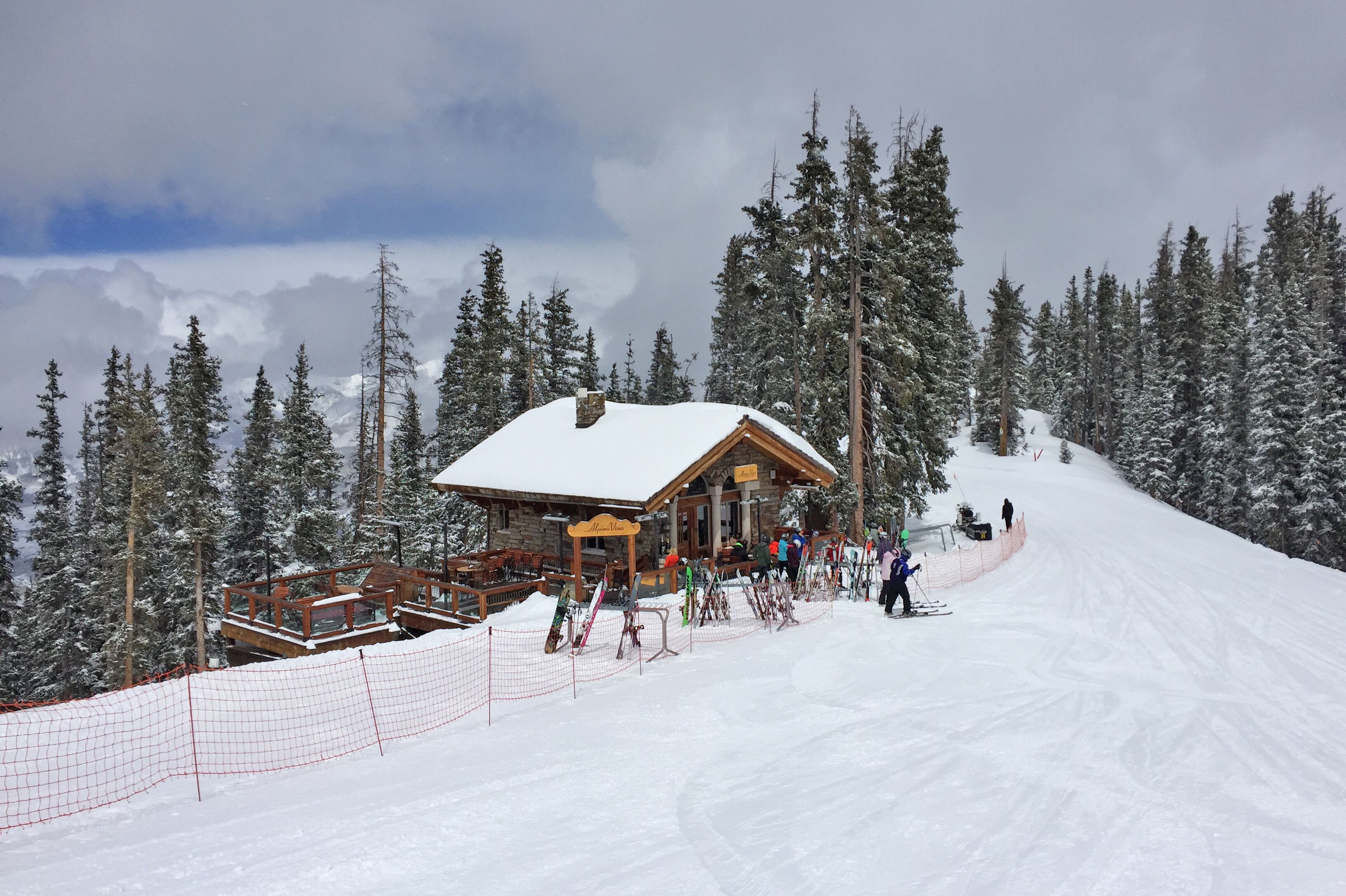 Eine SkihÃ¼tte im Telluride Ski Resort, Colorado