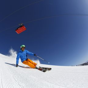 Skifahren in Jackson Hole, Wyoming