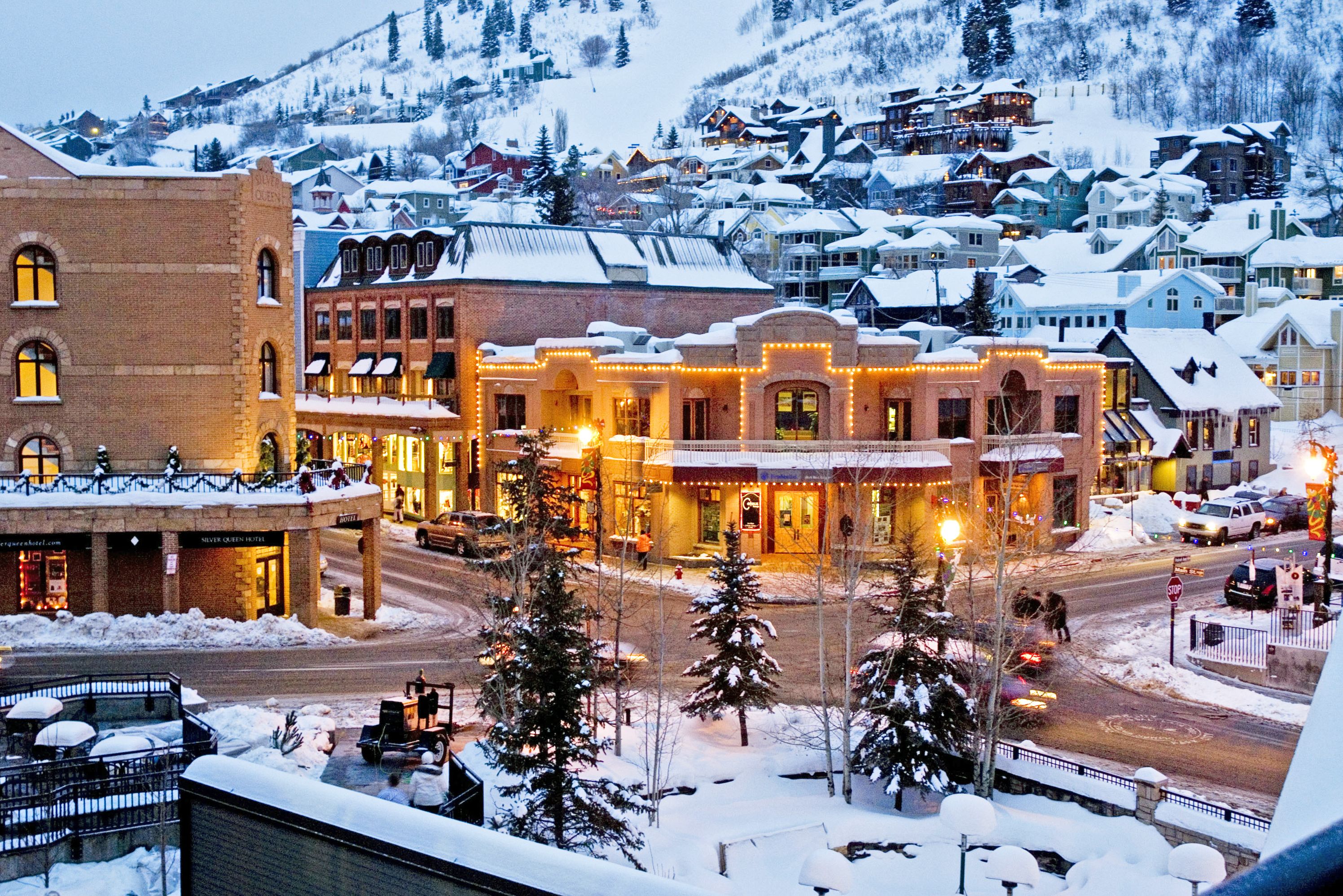 Historic Main Street im Winter