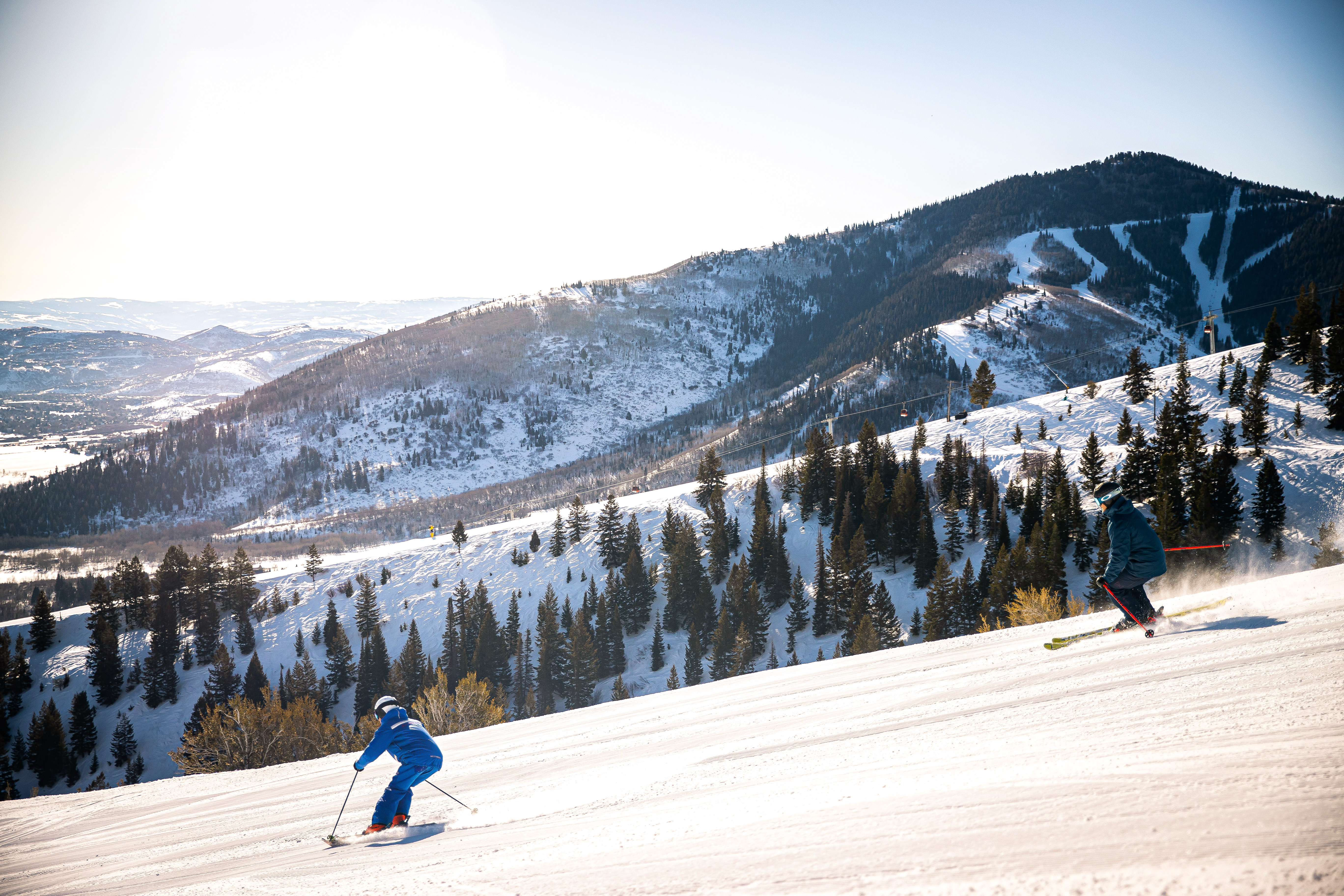 Auf der Pulverschnee-Piste des Park City