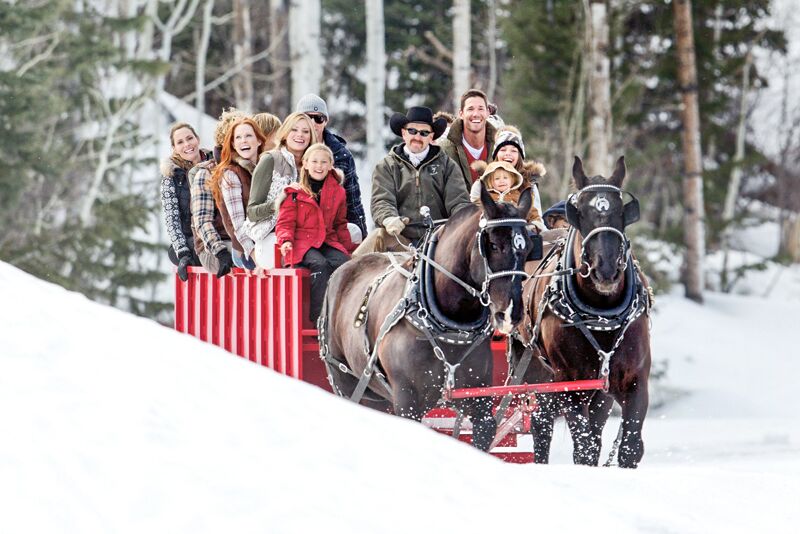 Mit der Kutsche das Park City Mountain Resort im US-Bundesstaat Utah erkunden