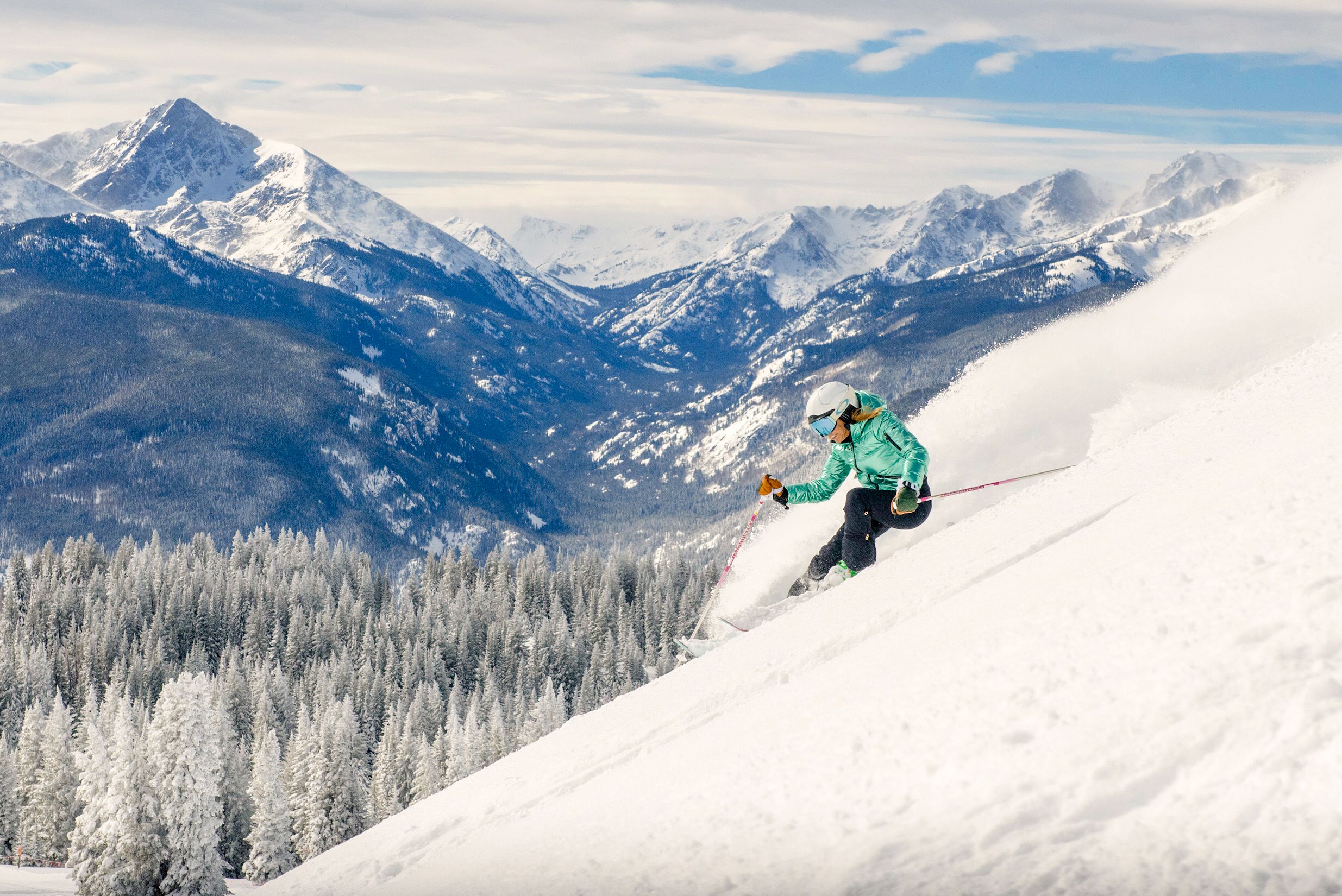 Grandiose Aussicht im Vail Skiresort