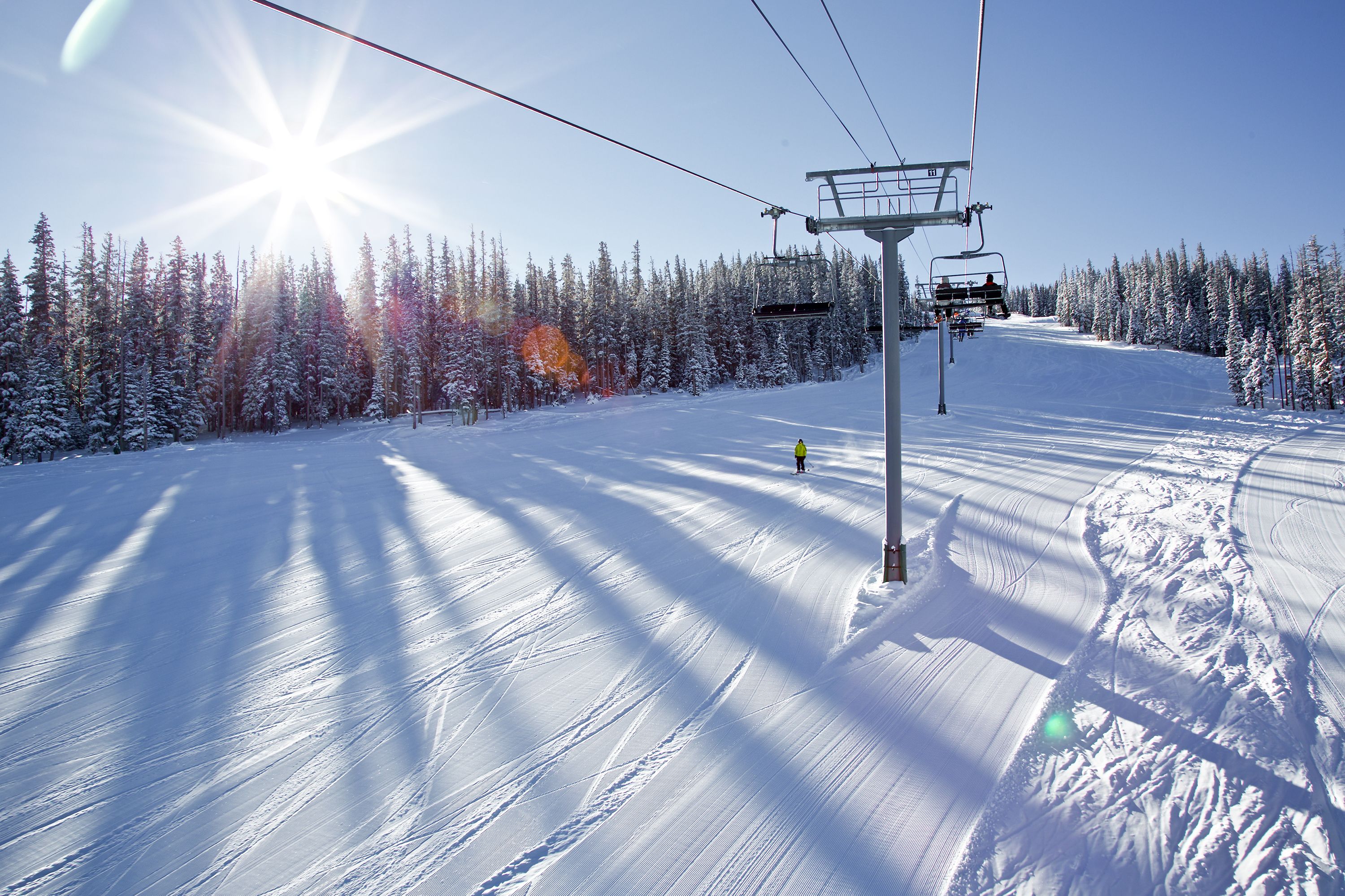 Das Beaver Creek Skigebiet in Colorado, USA