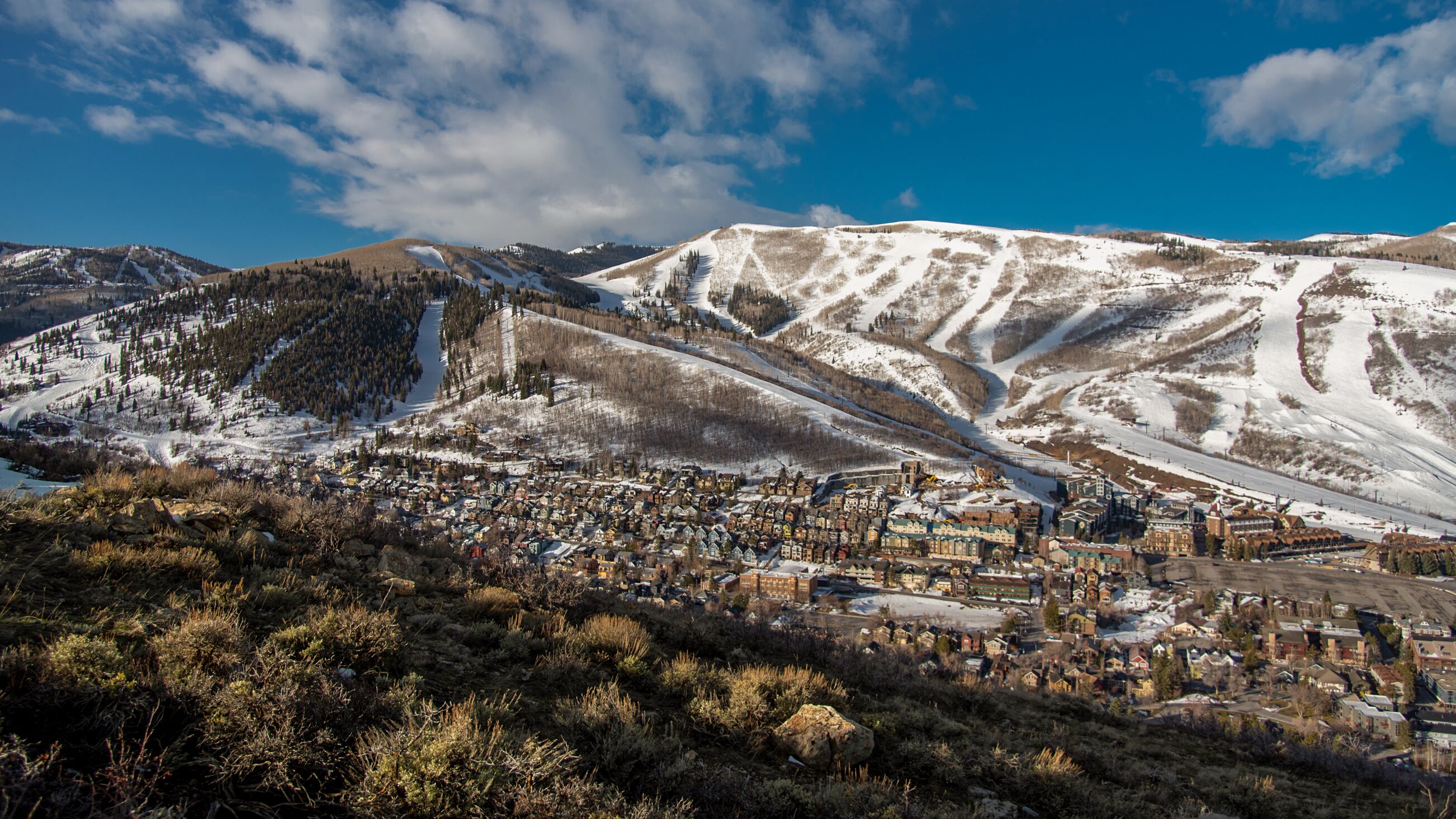 Das verschneite Park City
