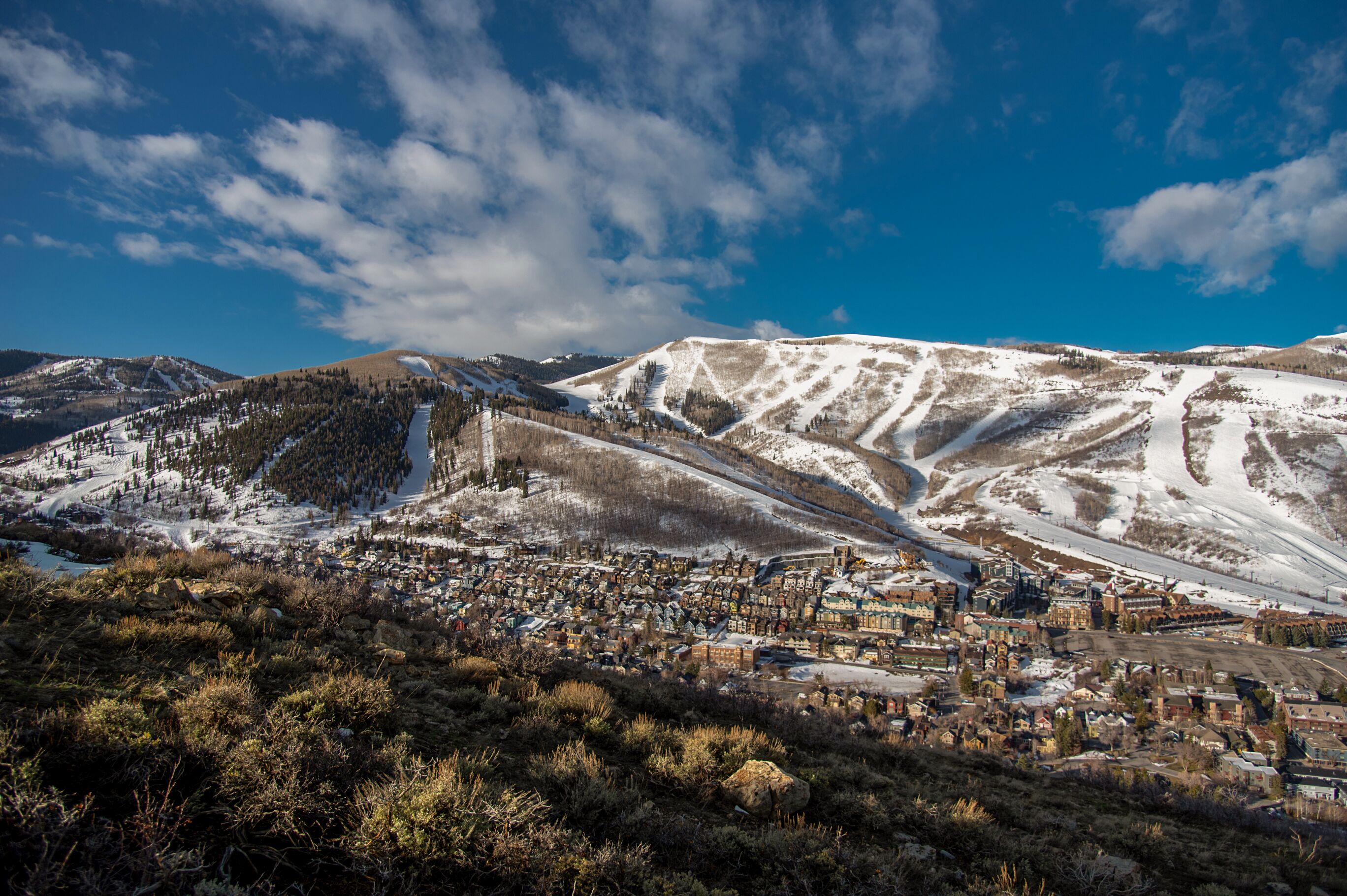 Das verschneite Park City