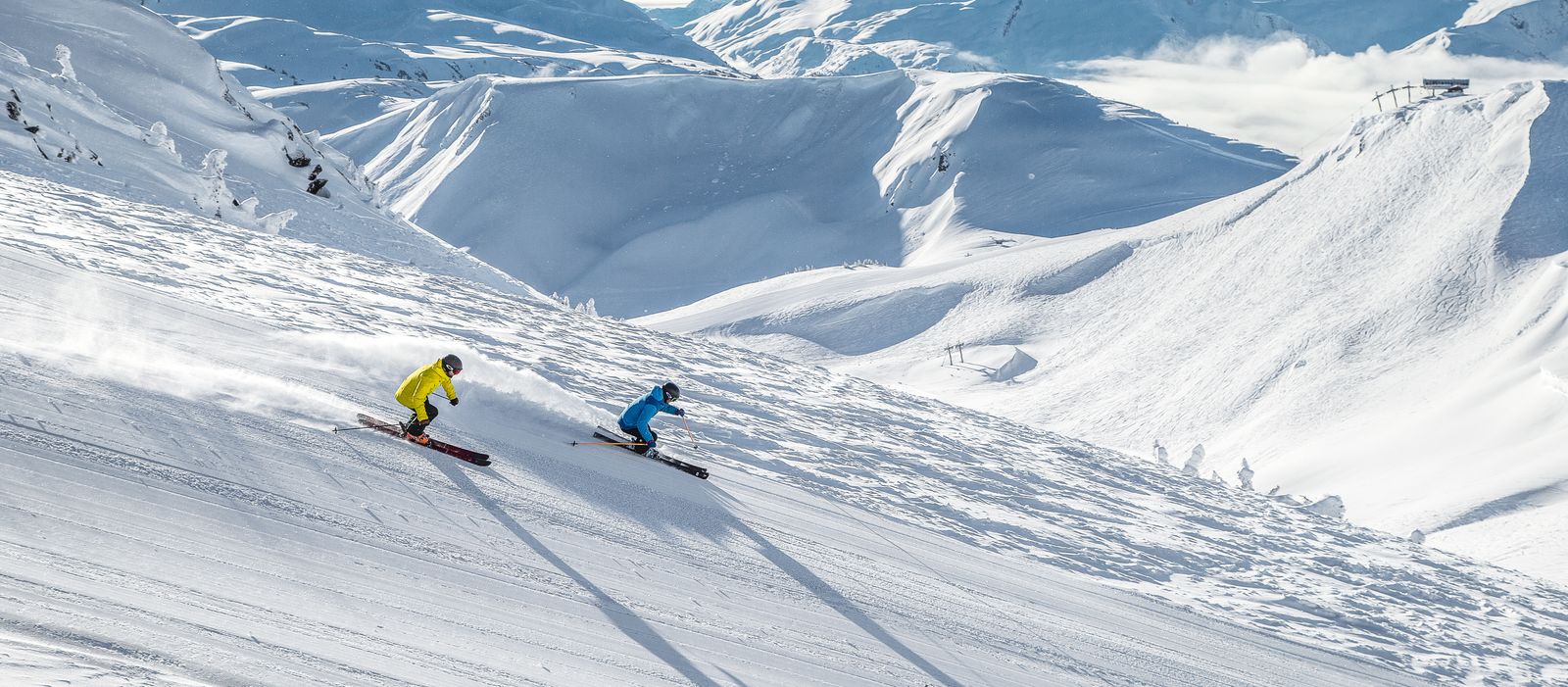 Gemeinsame Abfahrt in Whistler