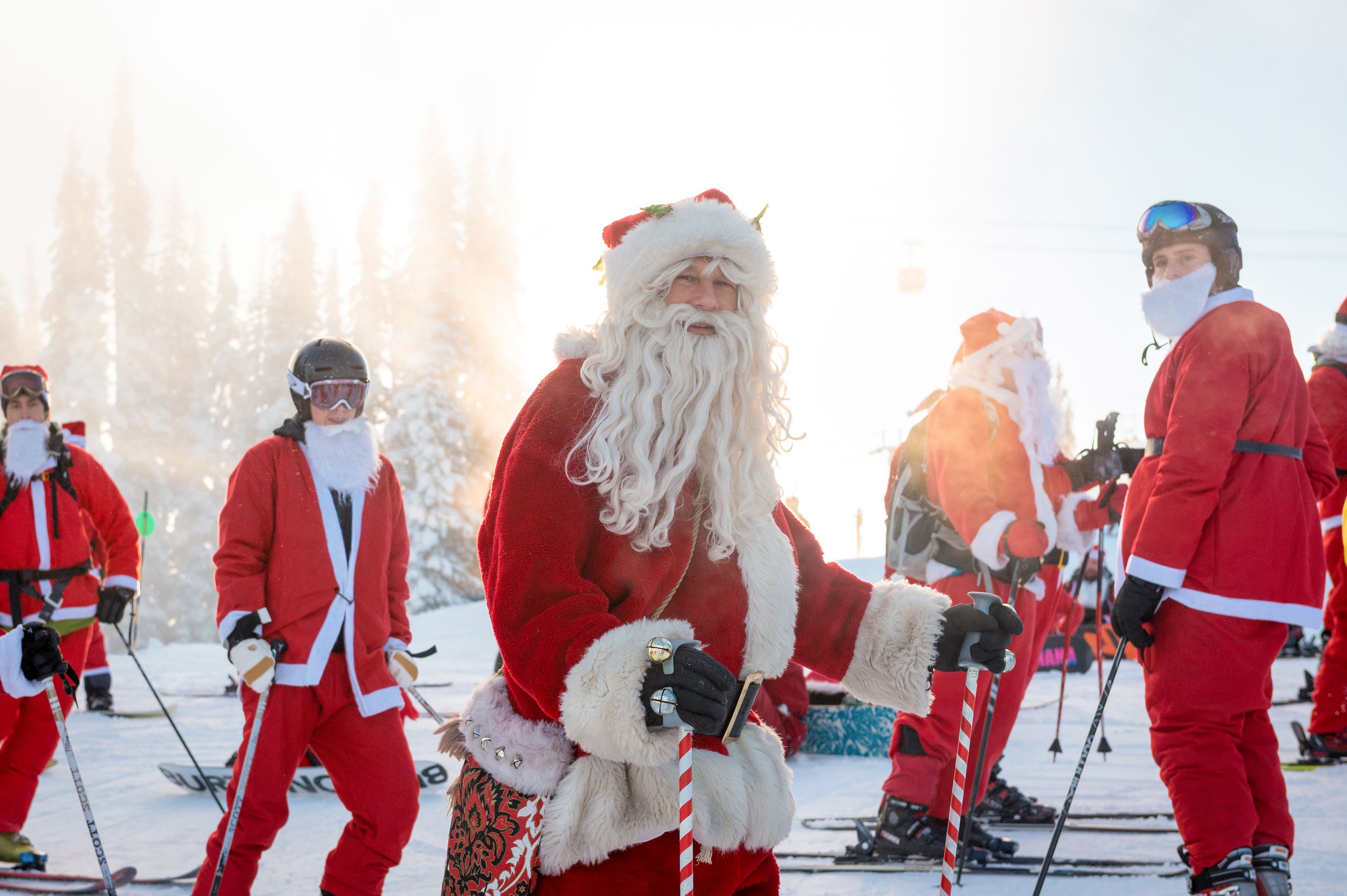 Der Santa Ski Day in Whistler
