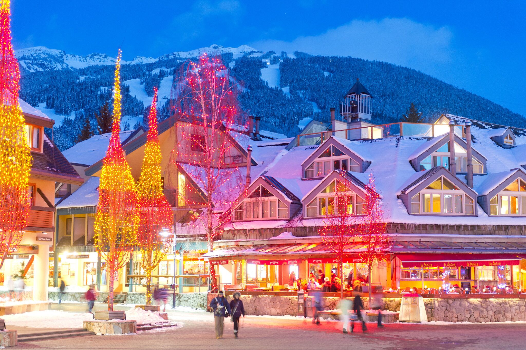 Weihnachtsstimmung in Whistler