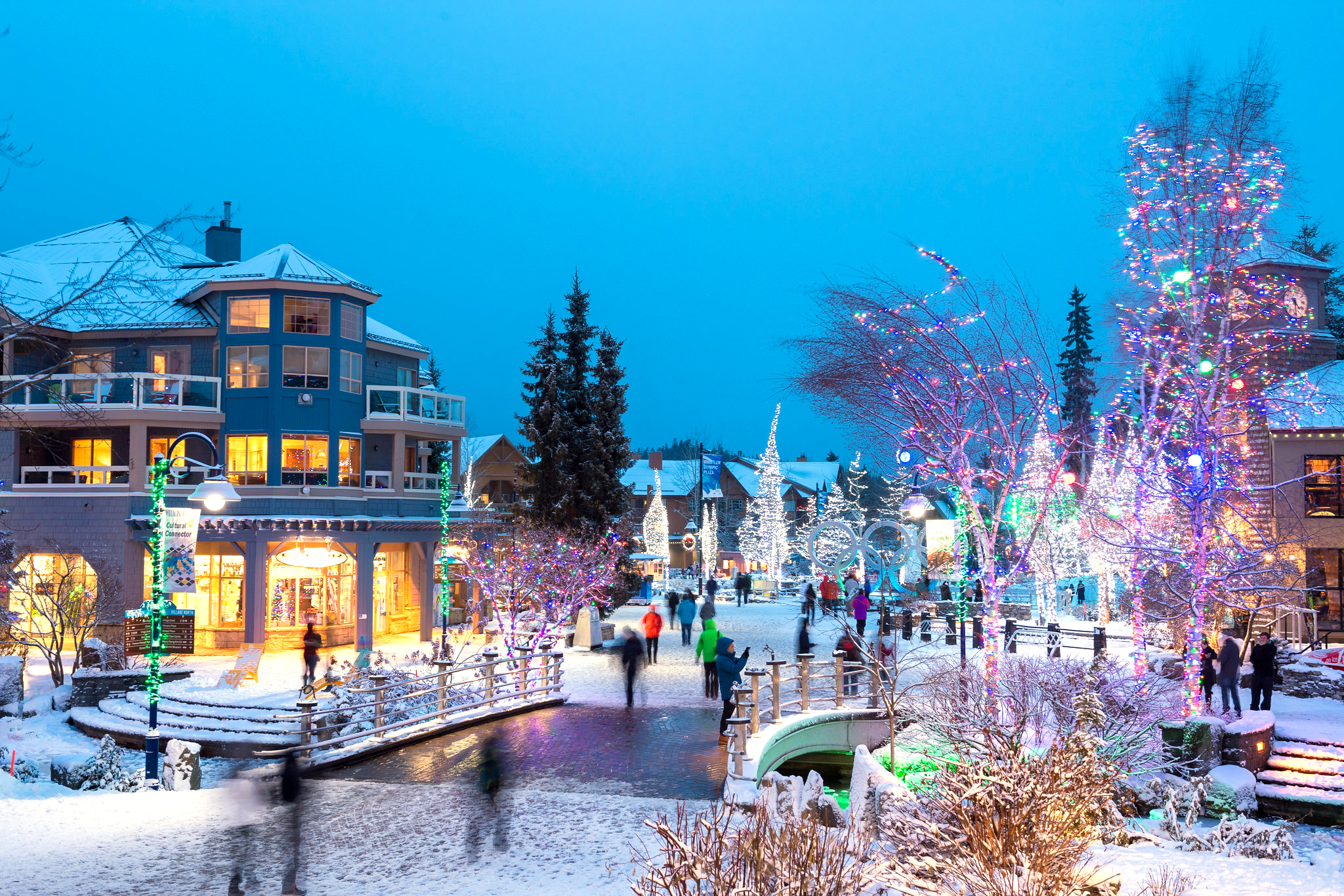 Weihnachtsstimmung in Whistler
