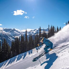 Verschneite Pisten in Whistler