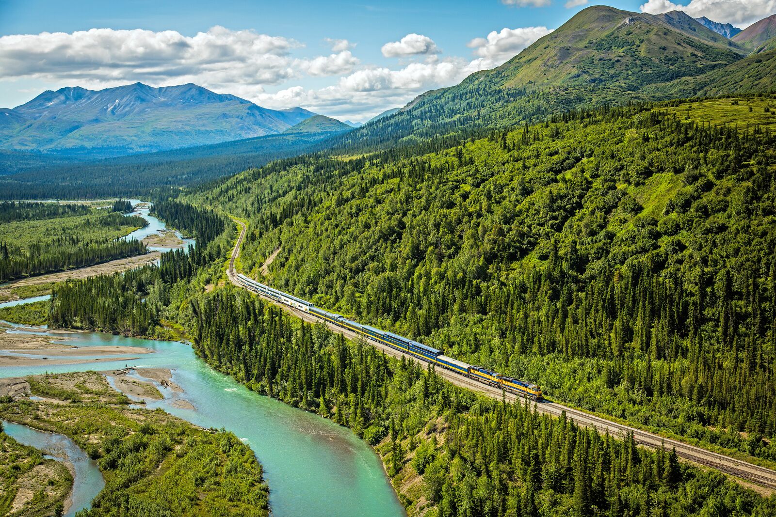 Unterwegs mit der Alaska Railroad