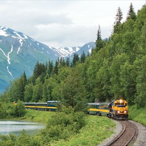 Auf dem Weg von Anchrage nach Seward