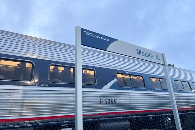 Amtrak in Mobile in Alabama