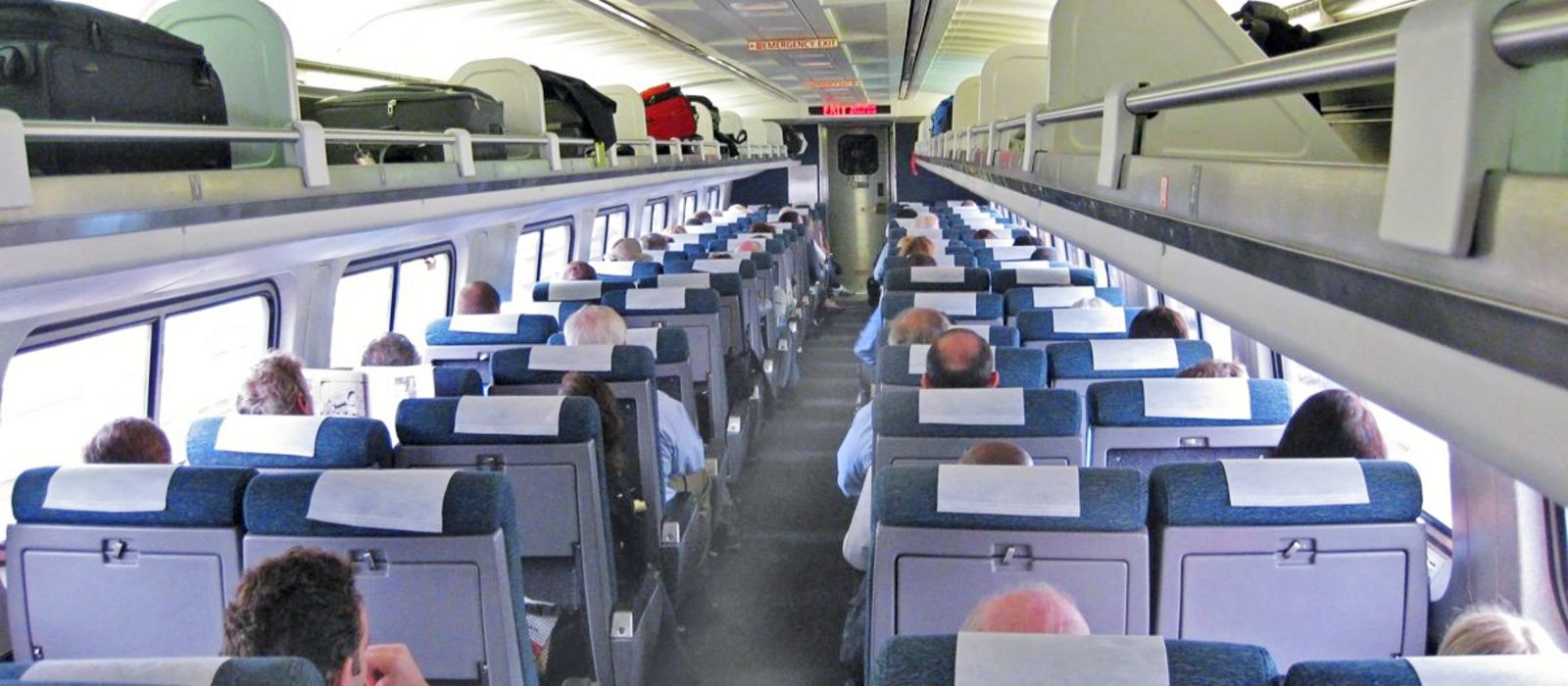 Impression Amtrak Coach Class
