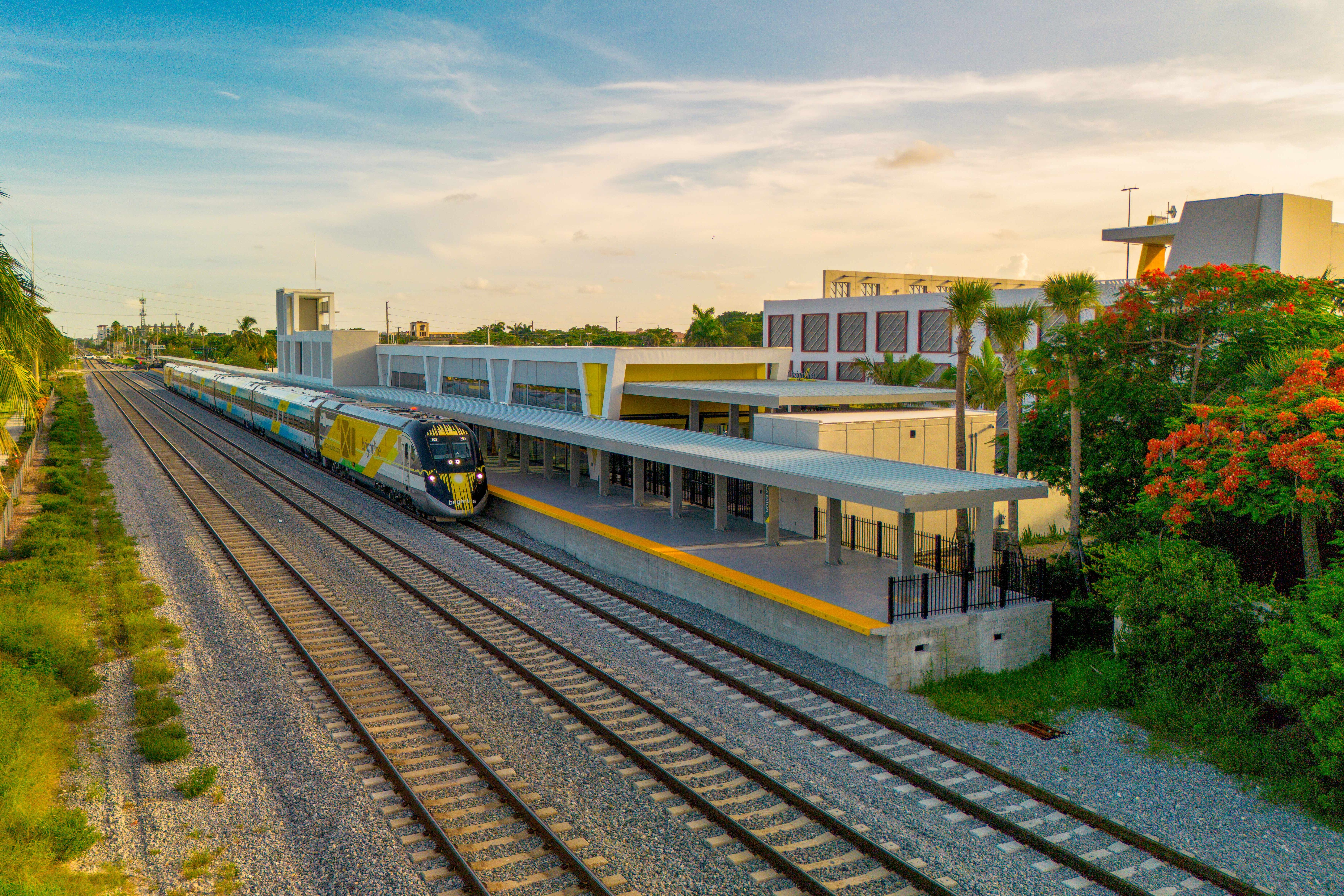 Blick auf die Boca Raton Station